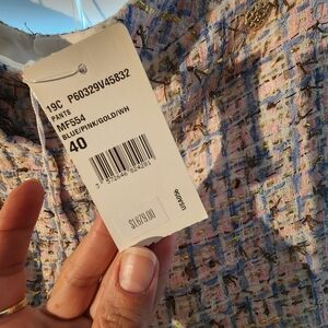 CHANEL Multicolor Tweed Fabric